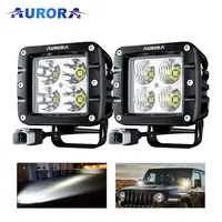 Nouveauté Aurora : Mini projecteurs LED de 2 pouces, 40W, pour tout-terrain, camion, véhicule, éclairage de travail LED pour voiture