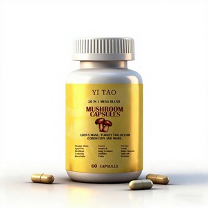 OEM/ODM Complément Alimentaire 20-en-1 en Capsules de Champignons (Crinière de Lion, Queue de Dinde, Reishi, Cordyceps) pour le Soutien Cérébral et Immunitaire - Product Image 1