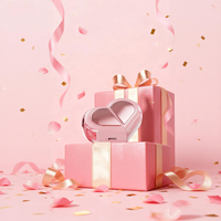 Écouteurs sans fil TWS Oneday OE40 au design cœur, boîtier de charge portable en forme de cœur, micro ENC, casque Bluetooth pour femme, idéal comme cadeau