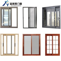 Malla de Acero Inoxidable Moderna, Ventana Exterior Horizontal Corredera de Aleación de Aluminio, Aislamiento Térmico para Exteriores