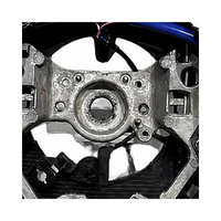 Volant sport en cuir perforé noir et fibre de carbone, 35 mm, 3 branches, conçu pour Mercedes-Benz, modèles GT