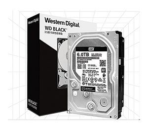 สำหรับผู้จัดจำหน่าย ฮาร์ดดิสก์สำหรับเล่นเกมแบบตั้งโต๊ะ WD-BLACK 6TB CMR Vertical 7200 RPM 256MB รุ่น WD6004FZWX - Product Image 1