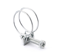 Collier de serrage à ressort double fil en acier inoxydable de haute qualité avec tailles personnalisées pour usage industriel (métrique/pouces)