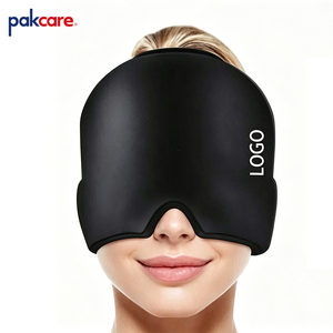 Nuevo en 2026: Máscara de Gel Reutilizable Personalizada de PVC Libre de Ftalatos para Alivio de Dolores de Cabeza, Enfriamiento y Calentamiento para Migrañas - Product Image 1