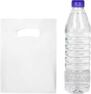Bolsas de Compras de Plástico con Logotipo Personalizado, Impresas, Ecológicas, Reciclables, de PE, con Troquelado, para Mercancía, Venta al Por Mayor - Product Image 4