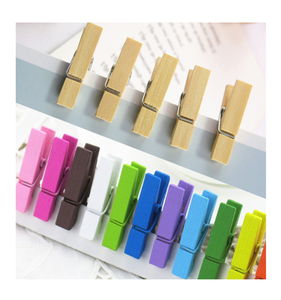 <span class=keywords><strong>Mini</strong></span> épingles <span class=keywords><strong>à</strong></span> <span class=keywords><strong>linge</strong></span> en bois colorées 35x7mm, pinces <span class=keywords><strong>à</strong></span> <span class=keywords><strong>linge</strong></span> pour Photos, papier artisanal - Product Image 4