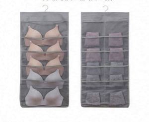 Hanging Wall Mounted Fabric Storage Bag Multi-Pocket Organizer for Bedroom Living <b>Room</b> Home Office - Product Image 2