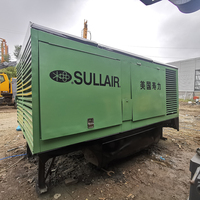 Compresseur d'air à vis diesel stationnaire haute pression Sullair 1070, modèle 2013, 1070 CFM, 24 bars, moteur CAT, pour puits d'eau