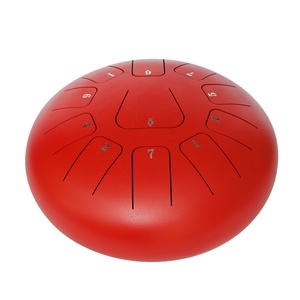 ดรัมทำมือหมุนลิ้นเหล็กหลากสีสวยสำเร็จขนาด13โน้ต12นิ้ว - Product Image 5