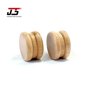 Wholesale Cheap Wooden Logo Custom CigaretteZinc Alloy Metal 2 Part Herb Smoking Grinder