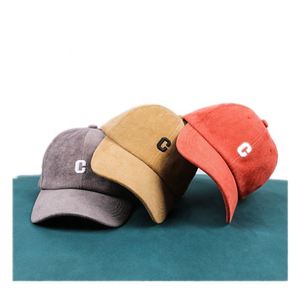 Créez votre propre logo, casquette de papa non structurée à 6 panneaux, broderie personnalisée, casquette en velours côtelé - Product Image 1