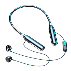 中国批发新潮流无线颈带运动耳机耳机100小时游戏时间旅行数字显示电池 - Product Image 6