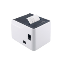 Impresora de Códigos de Barras de Transferencia Térmica de Alta Velocidad de 80 mm, Impresora de Etiquetas POS con USB y Ethernet para Logística de Almacenes Minoristas