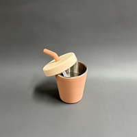 Tasse à café tasses à lait tasse pour enfants personnalisé bébé boire étanche Double paroi 304 enfants tasse en acier inoxydable