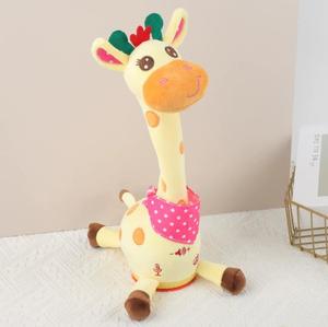 Điều chỉnh âm lượng đong đưa điện tử nhảy múa hươu cao cổ đồ chơi sang trọng quà tặng ngày của trẻ em - Product Image 2