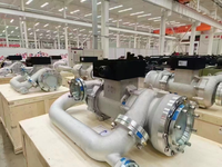 Refroidisseur centrifuge sans huile de 270 tonnes, 950 kW, à roulement dynamique à gaz, refroidisseur à eau pour le refroidissement de grandes usines