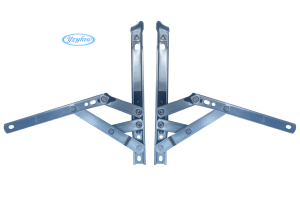 स्टेनलेस स्टील 304 लाइट ड्यूटी 8 इंच वर्ग ग्रोव 2 मिमी मोटाई घर्षण एल्यूमीनियम विंडो के लिए 4-बार - Product Image 2