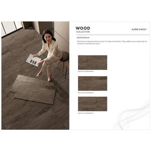 Carreaux de sol et de mur en porcelaine beige alpin 600x1200mm, aspect marbre et bois, émaillés, pour projets de vente en gros - Product Image 2