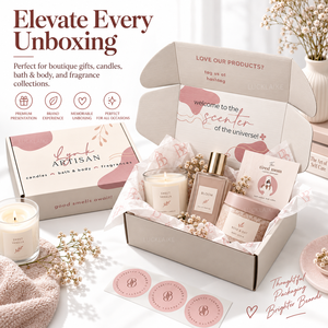 Emballage personnalisé pour flacon cosmétique, <span class=keywords><strong>bombe</strong></span> de bain pour cils, boîtes d'expédition <span class=keywords><strong>en</strong></span> papier ondulé pour l'emballage avec adhésif auto-collant - Product Image 2