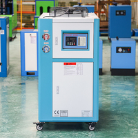 Refroidisseur d'eau industriel neuf 3HP 5HP 6HP 8HP 10HP Options de refroidissement par air et par eau disponibles
