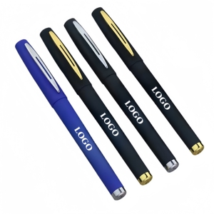 Kunden spezifische neutrale Stift Logo Signatur Werbung Schwarz Business Metall Gel Stift Blaue Tinte Arbeit & Lernen Perfektes Geschenk - Product Image 1