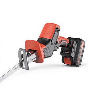 Delixi Brushless Lithium Battery Reciprocating <b>Saw</b>, Small Outdoor Handheld <b>Saw</b>, Household Rechargeable Electric Wood Cutting <b>Saw</b> - Product Image 5