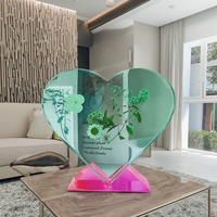 Haute qualité circulaire en forme hexagonale décoration de la maison coeur polygonal Silicone moule tube à essai fleur Ware cristal goutte à goutte moule