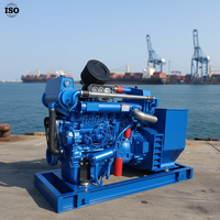 Harga Pabrik Weifang Generator Diesel Marine 80KW 90KW 100KW Tiga Fasa 380V 400V ATS Tipe Silent Open Frame Backup
