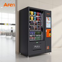 Afen Automaat Automatische Lift Verse Fruitsalade Automaat Met 22 Inch Touchscreen