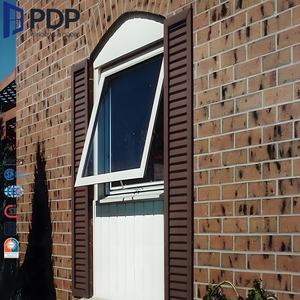 PDP Triple Vitrage Fenêtres <span class=keywords><strong>Ventilation</strong></span> Top Hung Fenêtre Manivelle pour Villa Maison - Product Image 1