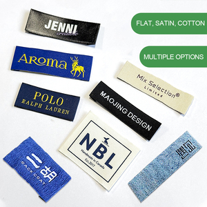 Etichette Tessute Personalizzate Economiche con Logo Privato in Grosgrain per Abbigliamento, Targhette per Colletto di <span class=keywords><strong>T</strong></span>-<span class=keywords><strong>Shirt</strong></span> e Indumenti - Product Image 5