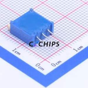 Résistance réglable / Potentiomètre 3296W-1-103, composant traversant (THT), résistance 10 kOhm 10 % - Product Image 2