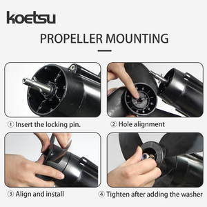 Moteur hors-bord électrique sans balais Kotesu à vitesse variable pour bateaux de pêche et bateaux sous-marins - Product Image 6