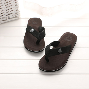 Tongs de plage pour hommes, mode estivale, confort décontracté, sandales à bout ouvert, semelle plate, respirantes, chaussures pour hommes - Product Image 3
