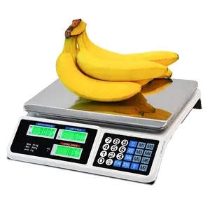 Balance numérique électronique pour la cuisine, appareil de pesage Commercial pour les aliments, la viande, équipement électronique, 10 kg/30kg/40kg