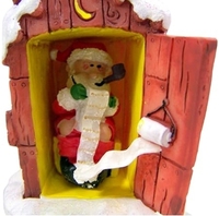 Père Noël en résine, décorations de Noël, artisanat en résine