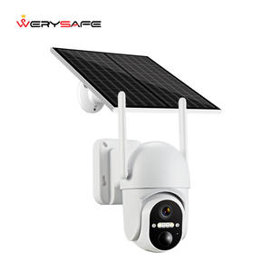 Kamera Keamanan Luar Ruangan WERYSAFE Solar PTZ Pelacakan Otomatis Bertenaga Baterai WiFi 4G 4MP Deteksi Gerakan Penglihatan Malam IP67 - Product Image 2
