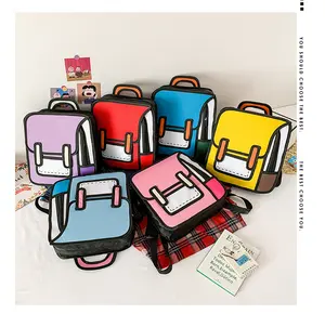 2024 Back To School Set New Products 2D Drawing School Bag Personalized Cute Backpack For Students Or Teenage