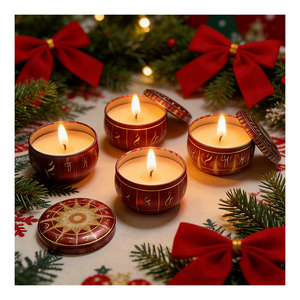 Refined <b>Candle</b> Gift <b>Set</b> Premium Vessel Packaging Aromatherapy Soy Blend Home Decor Boutique Collection Showcase - Product Image 4
