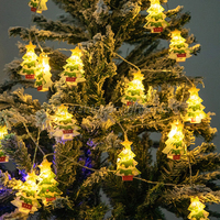 3m 20 Guirlande lumineuse à LED Forme d'arbre de Noël Lumière de vacances Maison Cour Décorations de Noël Arbre à LED Lumières décoratives