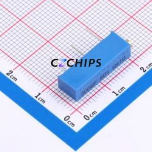 ตัวต้านทาน/โพเทนชิโอมิเตอร์แบบปรับได้สำหรับ3006P-501-LF ผ่านชิ้นส่วนรู (THT)-3P, ตัวต้านทาน6.5x4.9มม. 500Ohm 10% 750mW 250ppm/℃ - Product Image 1