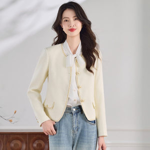 Abrigo de Mujer Xiaoxiangfeng, Nuevo Estilo Elegante para Primavera 2026, Diseño Único y Hermoso, Ideal para el Trabajo - Product Image 1