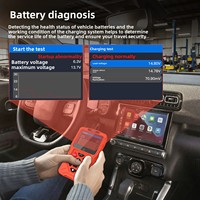 Herramienta de Diagnóstico Automotriz M60 Transfronteriza, Escáner de Motocicletas OBD2, Lector de Códigos de Reinicio de ECU para Autos, Tarjeta Naranja/Negra