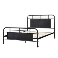 Neu eingetroffen: Schwarzes Metallbettgestell, kundenspezifische Größen (Twin, Full, Queen, King), einfache Montage, robust und langlebig, ideal für Mietwohnungen und Zuhause.