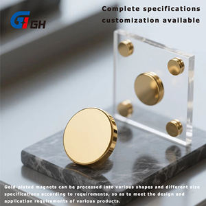 מגנטים עגולים ניאודימיום מצופים זהב N35 <span class=keywords><strong>N42</strong></span> N52 בקטרים 1 מ\\\"מ 2 מ\\\"מ 3 מ\\\"מ 4 מ\\\"מ 5 מ\\\"מ 6 מ\\\"מ 8 מ\\\"מ 10 מ\\\"מ 12 מ\\\"מ 15 מ\\\"מ 20 מ\\\"מ, מגנטי אדמה נדירה מסוג Ndfeb - Product Image 2