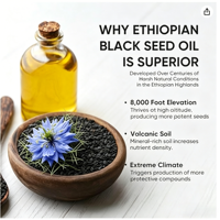 Gélules d'huile de nigelle éthiopienne à marque privée OEM, 60 capsules, complément alimentaire, complément alimentaire le plus vendu