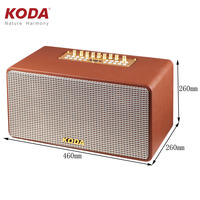 KODA Enceinte Équipement de sonorisation Enceinte amplificateur Enceinte vintage connectée sans fil avec réverbération pour fête à domicile