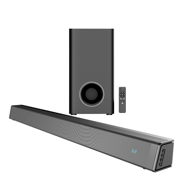140W Wired TV Sound bar with HD ARC BT AUX OPT with LED DISPLAY