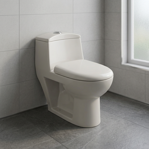 Hot Sale One-Piece <b>Ceramic</b> Toilet <b>Set</b> Floor-Mount Western Water Closet Squat <b>Pan</b> Sanitary Ware Bathroom Accessory Lavatory Use - Product Image 4