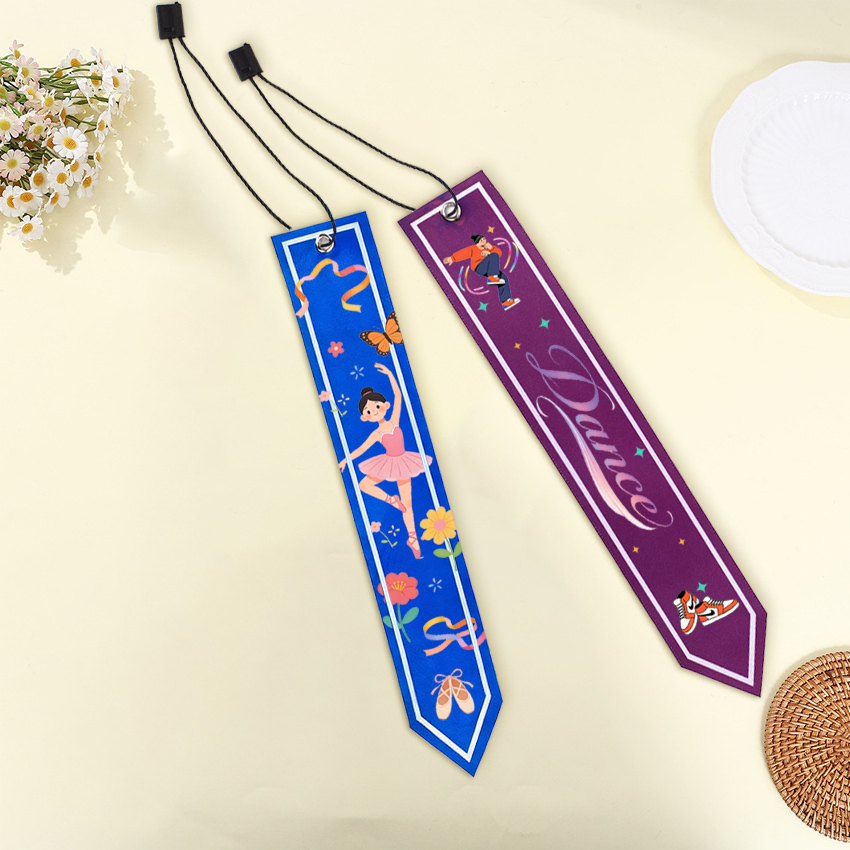 Cheap Custom Printed logo Lanyard Gymnastic Silk Screen Satin Dance Ribbon